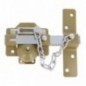 AMIG 15451  
 Cerrojo de seguridad 1C  
 105 x 170 mm  
 Acero  
 Martelé