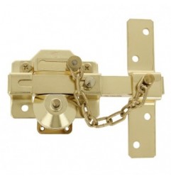 AMIG 15452  
 Cerrojo de seguridad 1C  
 105 x 170 mm  
 Acero  
 Oro