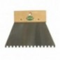 AMIG 15527  
 Espátula dentada 4650  
 180 mm  
 Acero  
 Mango madera