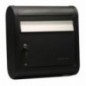 AMIG 15542   Buzón 8   400 x 395 x 120 mm   Aluminio   Negro