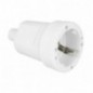 AMIG 15554  
 Base aérea schuko 3243  
 80 x 53 mm  
 Polipropileno  
 Blanco