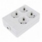 AMIG 15559  
 Base múltiple sin conexión 3308  
 Polipropileno  
 Blanco