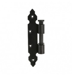 AMIG 15695  
 Media bisagra 9120  
 200 mm  
 Acero  
 Negro