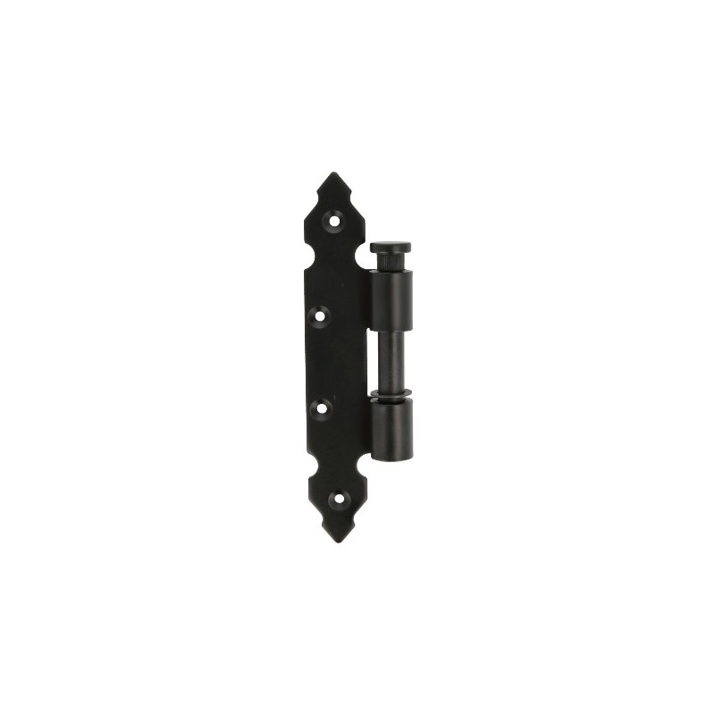 AMIG 15695  
 Media bisagra 9120  
 200 mm  
 Acero  
 Negro