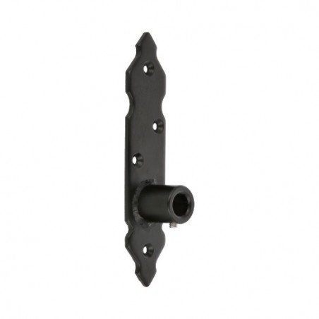 AMIG 15696  
 Pernio regulable 8060  
 170 x 35 x 4 mm  
 Acero  
 Negro