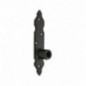 AMIG 15696  
 Pernio regulable 8060  
 170 x 35 x 4 mm  
 Acero  
 Negro