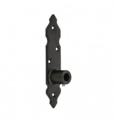 AMIG 15697  
 Pernio regulable 8060  
 170 x 35 x 4 mm  
 Acero  
 Negro