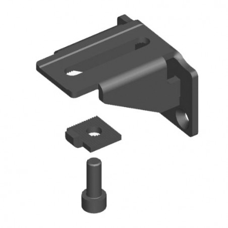 AMIG 15700  
 Soporte para pernio regulable 8080  
 52 x 50 x 35 mm  
 Acero  
 Negro