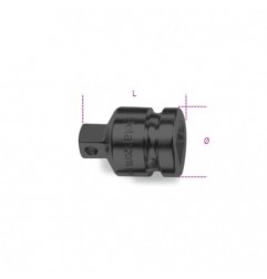 733/15 Adaptador de impacto con cuadrado hembra de 2 1/2&quot, y macho de 1 1/2&quot,