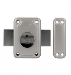 AMIG 15887  
 Cerradura sobreponer 80  
 96 x 66 mm  
 Acero  
 Esmaltado plata