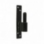 AMIG 15908  
 Pernio simple 8000  
 130 x 25 x 4 mm  
 Acero  
 Negro
