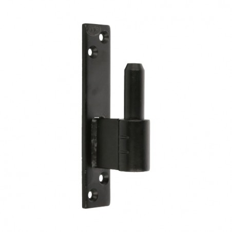 AMIG 15909  
 Pernio simple 8000  
 130 x 25 x 4 mm  
 Acero  
 Negro