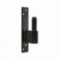 AMIG 15909  
 Pernio simple 8000  
 130 x 25 x 4 mm  
 Acero  
 Negro