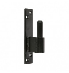 AMIG 15910  
 Pernio simple 8000  
 130 x 25 x 4 mm  
 Acero  
 Negro