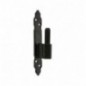 AMIG 15911  
 Pernio gótico 8010  
 160 x 25 x 4 mm  
 Acero  
 Negro