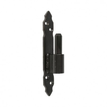 AMIG 15912  
 Pernio gótico 8010  
 160 x 25 x 4 mm  
 Acero  
 Negro