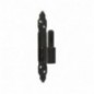 AMIG 15912  
 Pernio gótico 8010  
 160 x 25 x 4 mm  
 Acero  
 Negro