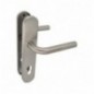 AMIG 15927  
 Manilla con placa 4PXB  
 230 x 45 mm  
 Acero inoxidable 18/8  
 Mate