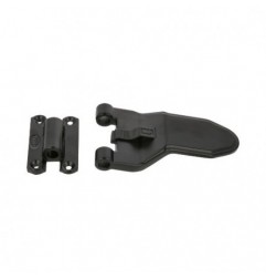 AMIG 15936  
 Herraje automático para balcones de una o dos hojas 2916  
 124 mm  
 Zamak  
 Negro