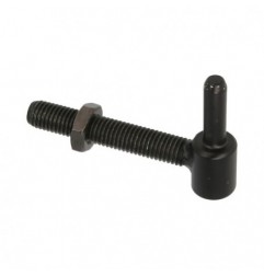 AMIG 15937  
 Pernio regulable 2991  
 140 x 24 x 80 mm  
 Acero  
 Negro - Derecha