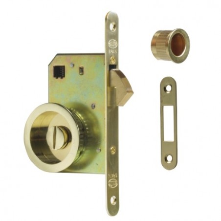 AMIG 16174  
 Cerradura kit 611  
 50 mm  
 Acero  
 Latonado barnizado