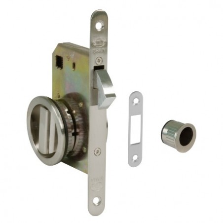 AMIG 16175  
 Cerradura kit 611  
 50 mm  
 Acero  
 Cromado mate