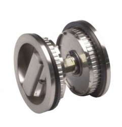 AMIG 16177  
 Muletilla 1611  
 Ø58 mm  
 Zamak  
 Cromado mate