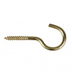 AMIG 16215  
 Hembrilla abierta  
 Ø3 x 39 mm  
 Acero  
 Latonado