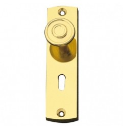 AMIG 1624  
 Escudo tirador 18  
 100 x 30 mm  
 Zamak  
 Latonado