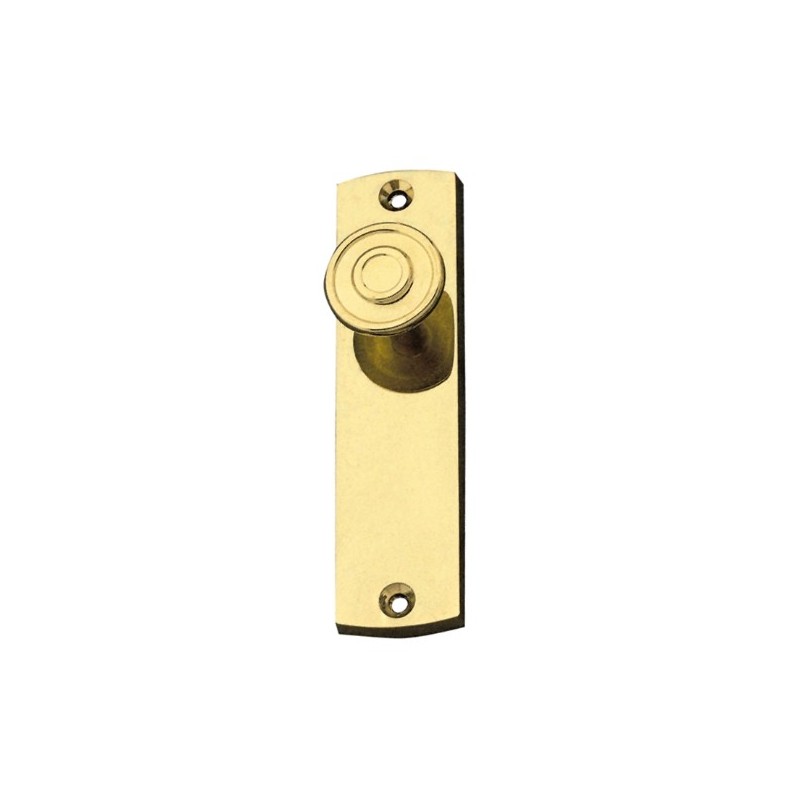AMIG 1625  
 Escudo tirador 19  
 100 x 30 mm  
 Zamak  
 Latonado