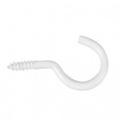 AMIG 16273  
 Hembrilla abierta  
 Ø2 x 23 mm  
 Acero  
 Blanco
