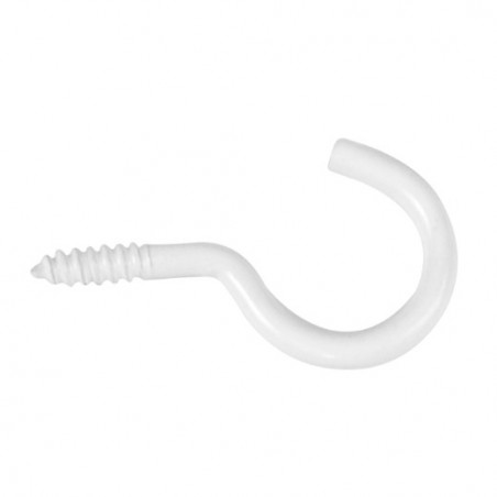 AMIG 16273  
 Hembrilla abierta  
 Ø2 x 23 mm  
 Acero  
 Blanco