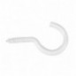 AMIG 16273  
 Hembrilla abierta  
 Ø2 x 23 mm  
 Acero  
 Blanco