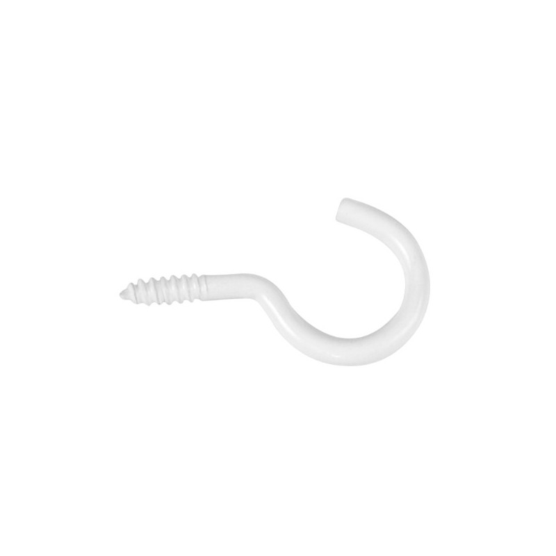 AMIG 16274  
 Hembrilla abierta  
 Ø2,5 x 29 mm  
 Acero  
 Blanco