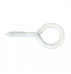 AMIG 16284  
 Hembrilla cerrada  
 Ø4,5 x 69 mm  
 Acero  
 Blanco
