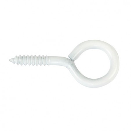 AMIG 16284  
 Hembrilla cerrada  
 Ø4,5 x 69 mm  
 Acero  
 Blanco