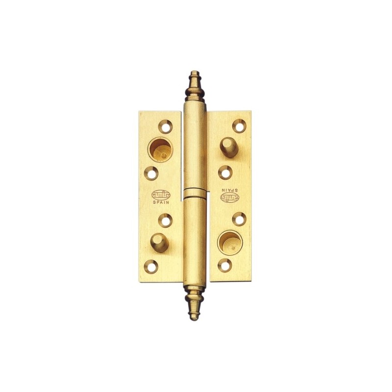 AMIG 1632  
 Pernio 416  
 120 x 80 x 4 mm  
 Latón  
 Mate - Izquierda