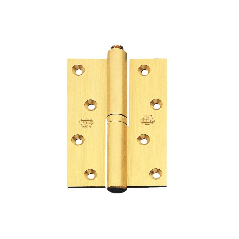AMIG 1634  
 Pernio 419  
 120 x 80 x 4 mm  
 Latón  
 Mate - Izquierda
