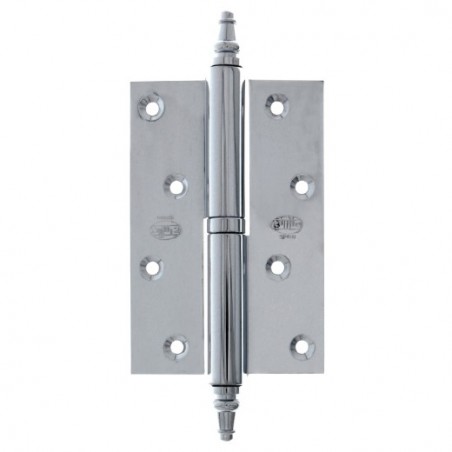 AMIG 1635  
 Pernio 415  
 120 x 80 x 4 mm  
 Latón  
 Cromado brillo - Derecha