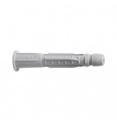 AMIG 16368   Taco con collarín   5 x 30 mm   Nylon   Gris
