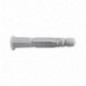AMIG 16371   Taco con collarín   8 x 50 mm   Nylon   Gris