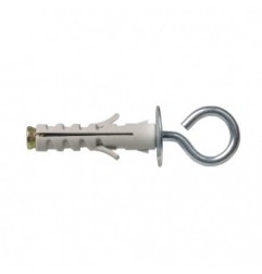 AMIG 16376   Taco con hembrilla cerrada   M4   Acero / nylon   Gris