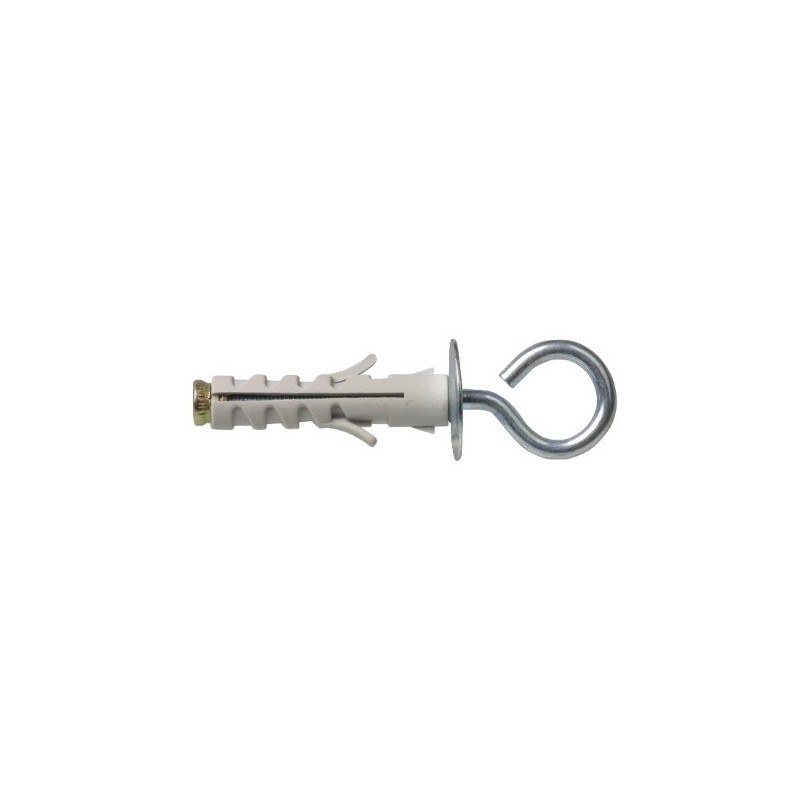 AMIG 16376   Taco con hembrilla cerrada   M4   Acero / nylon   Gris