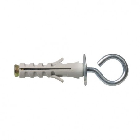 AMIG 16376   Taco con hembrilla cerrada   M4   Acero / nylon   Gris