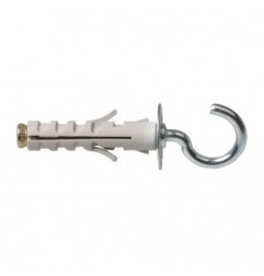 AMIG 16377   Taco con hembrilla abierta   M4   Acero / nylon   Gris