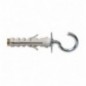 AMIG 16377   Taco con hembrilla abierta   M4   Acero / nylon   Gris