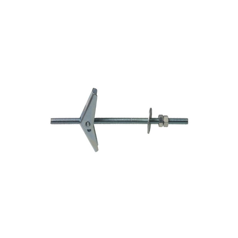 AMIG 16380   Taco autoexpandible espiga   M4 x 100 mm   Acero   Zincado