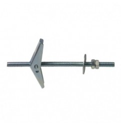 AMIG 16382   Taco autoexpandible espiga   M6 x 100 mm   Acero   Zincado