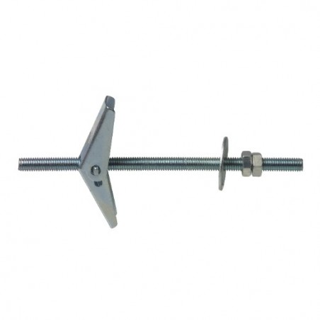AMIG 16382   Taco autoexpandible espiga   M6 x 100 mm   Acero   Zincado