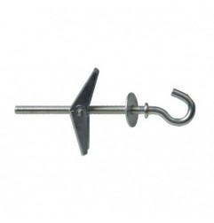 AMIG 16384   Taco autoexpandible gancho   M5 x 100 mm   Acero   Zincado
